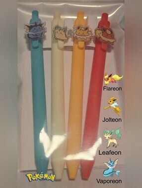 Pokemon Eeveelutions Gel Pen Set